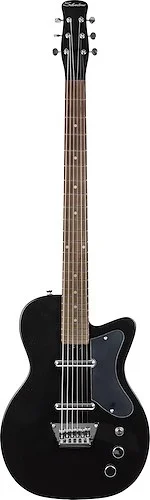 Silvertone Baritone 1337 - Black Silver Flake Electric Guitar