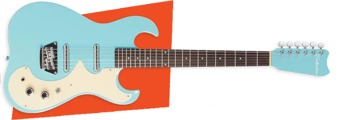 Silvertone Guitars Model 1449 Light Blue Image