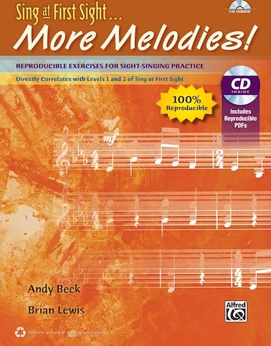 Sing at First Sight . . . More Melodies!: Reproducible Exercises for Sight-Singing Practice