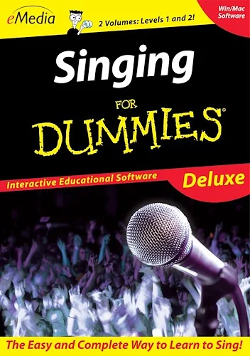 Sing Dummies DLX - Mac 10.5 to 10.14, 32-bit only (Download)<br>Singing For Dummies Deluxe [Mac 10.5 to 10.14, 32-bit only]