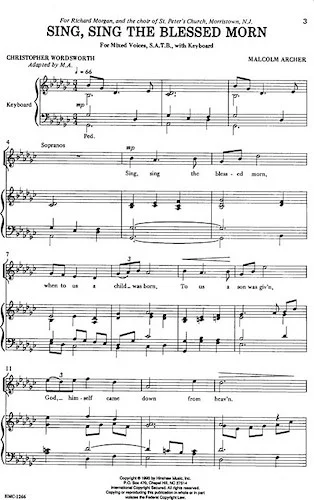 Sing, Sing the Blessed Morn