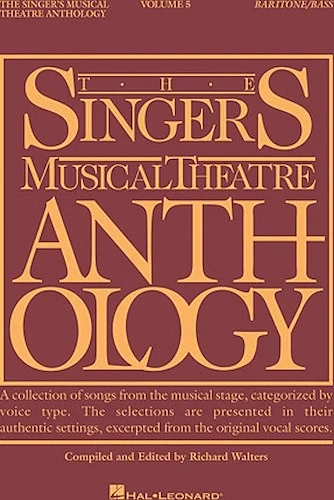 Singer's Musical Theatre Anthology - Volume 5 - Baritone/Bass Edition