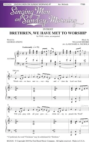 Singing Men On Sunday Morning