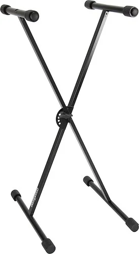 Single Brace Econo Keyboard Stand - Gloss Black Image