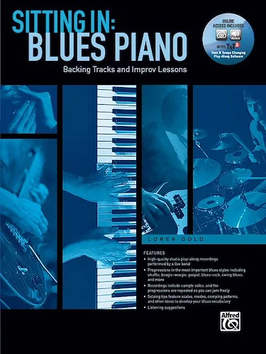 Sitting In: Blues Piano: Backing Tracks and Improv Lessons