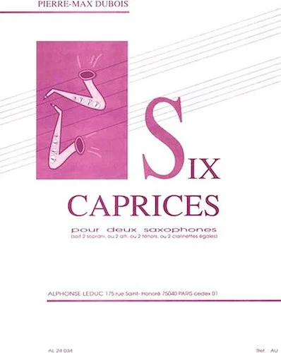 Six Caprices (two Saxophones)