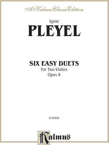 Six Easy Duets, Opus 8