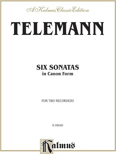 Six Sonatas in Canon Form