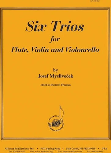 Six Trios For Flute, Vln & Vc