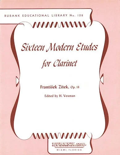 Sixteen Modern Etudes for Clarinet, Op. 14