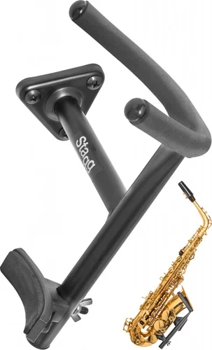 Wall-mounted alto saxophone holder Image