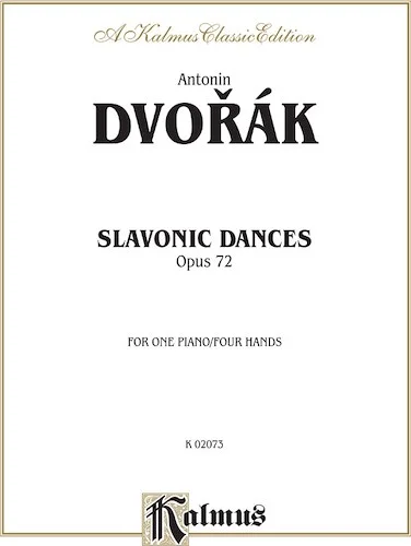 Slavonic Dances, Opus 72