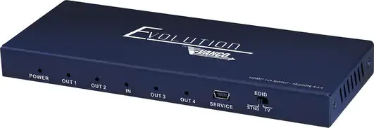 Slim HDMI 1x4 4K Splitter 4K/60Hz HDR HDCP2.2