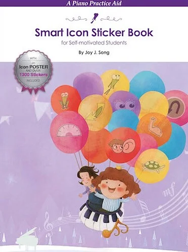 Smart Icon Sticker Book - A Piano Practice Aid for Self-Motivated Students