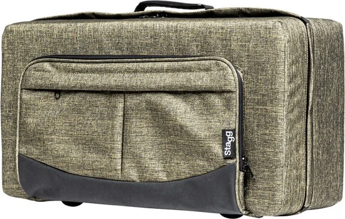 Soft case for trumpet, bright green