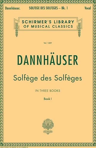 Solfege des Solfeges - Book I
