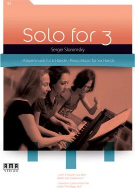 Solo for 3 Piano Vol 1 Music for 6 Hands Sergei Slonimsky