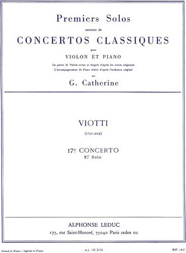 Solo No. 1 from Concerto No. 17