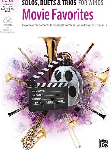 Solos, Duets & Trios for Winds: Movie Favorites: Flexible Arrangements for Multiple Combinations of Wind Instruments