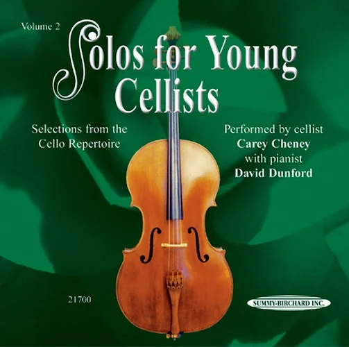 Solos for Young Cellists CD, Volume 2: Selections from the Cello Repertoire