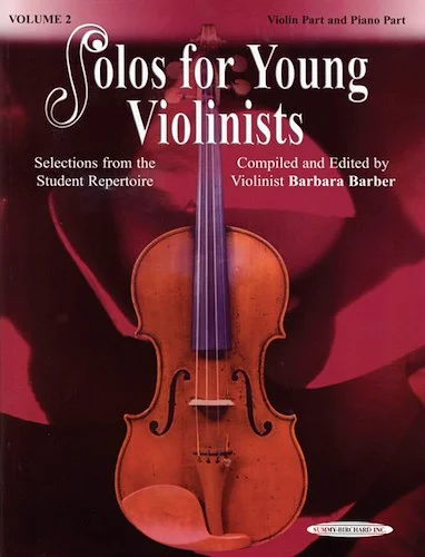 Solos for Young Violinists Violin Part and Piano Acc., Volume 2: Selections from the Student Repertoire