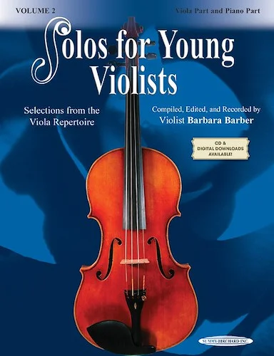 Solos for Young Violists Viola Part and Piano Acc., Volume 2: Selections from the Viola Repertoire