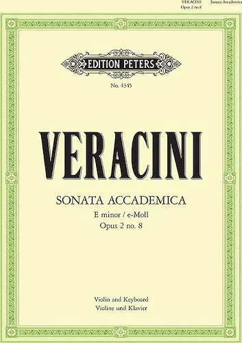Sonata Accademica in E minor Op. 2 No. 8<br>