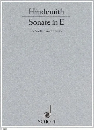 Sonata E Major (1935)