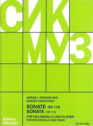 Sonata for Cello and Piano, Op. 119