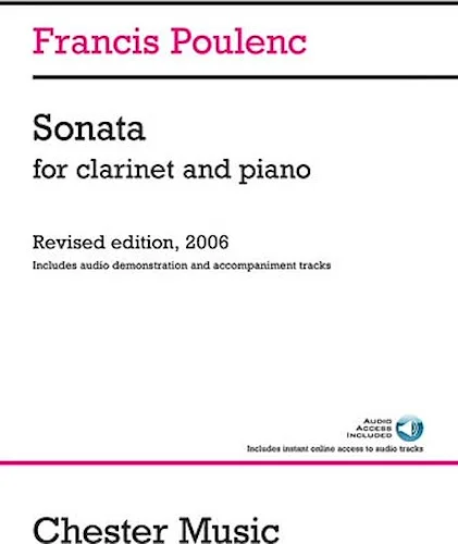 Sonata for Clarinet and Piano - Revised Edition, 2006
Audio Edition