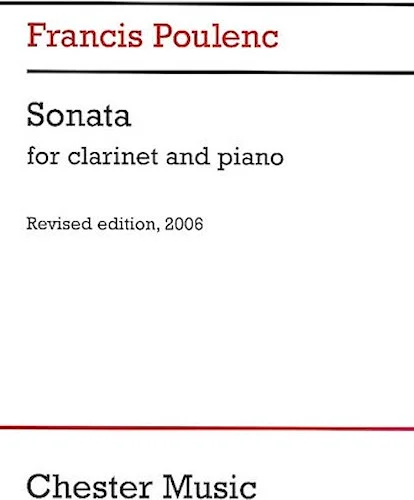 Sonata for Clarinet and Piano - Revised Edition, 2006