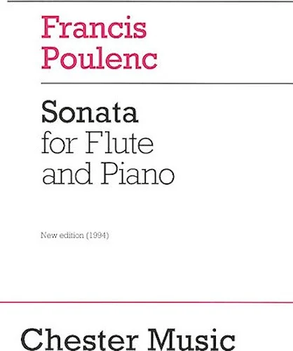 Sonata for Flute and Piano - Revised Edition, 1994