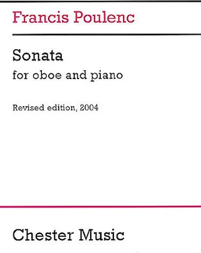 Sonata for Oboe and Piano - Revised edition, 2004