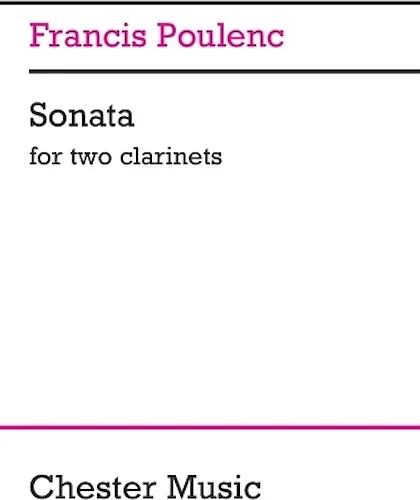 Sonata for Two Clarinets
