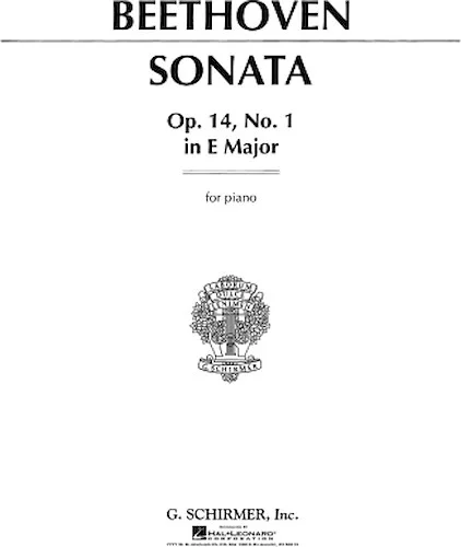 Sonata in E Major, Op. 14, No. 1