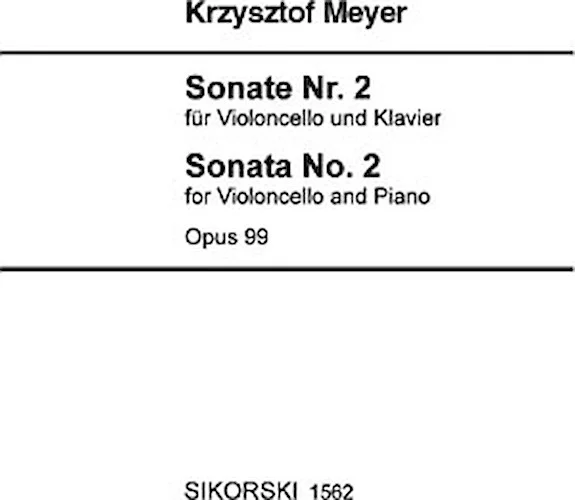 Sonata No. 2 for Violoncello and Piano, Op. 99