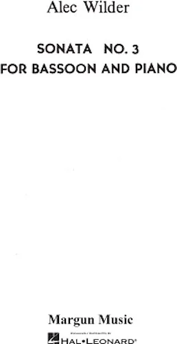 Sonata No 3 for Bassoon and Piano