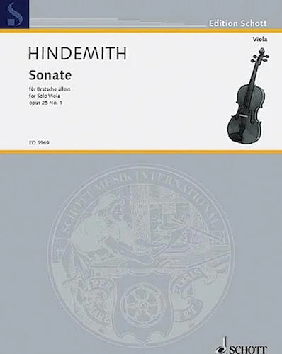 Sonata, Op. 25, No. 1 (1922)