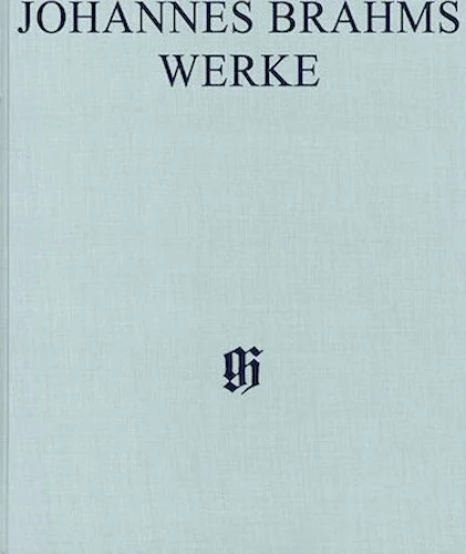 Sonatas for Piano and Violoncello/Sonatas for Clarinet and Piano - Brahms Complete Edition: Series II, Vol. 9
Clothbound Score