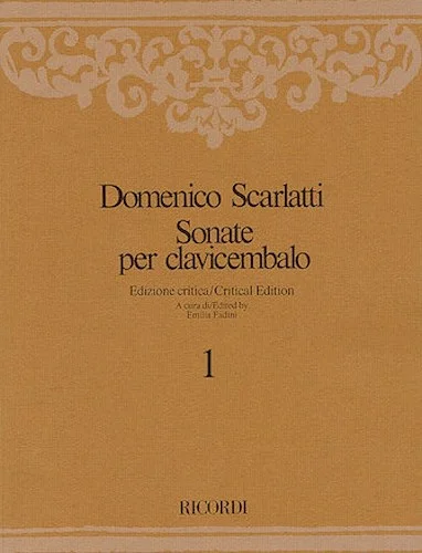 Sonate per Clavicembalo Volume 1 Critical Edition - Sonatas for Harpsichord