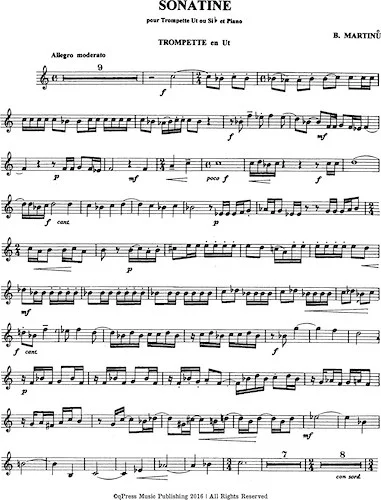 Sonatina for Trumpet and Piano