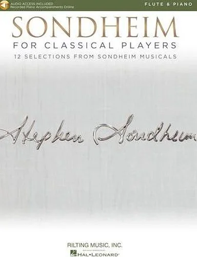 Sondheim for Classical Players - 12 Selections from Sondheim Musicals