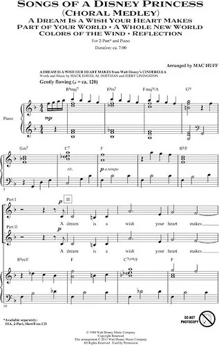 Songs of a Disney Princess (Choral Medley)
