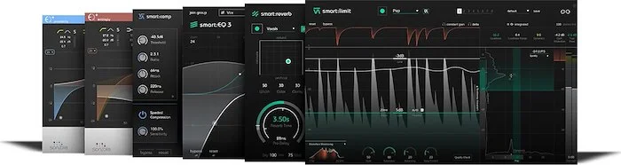 Sonible Studio Bundle (Download) <br>Get yourself smart:reverb, smart:EQ 3, smart:comp, proximityEQ+ and entropyEQ+ in a bundle and save 
