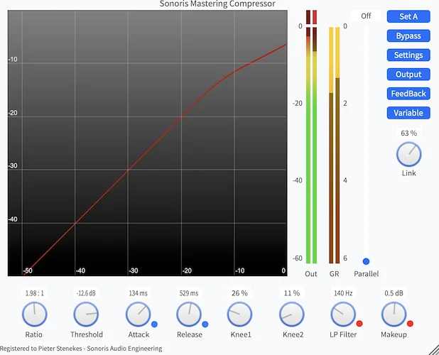 Sonoris Mastering Compressor	 (Download) <br>