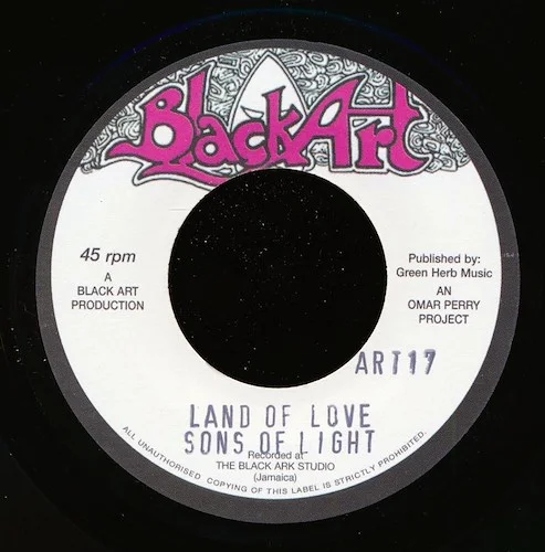 Sons Of Light - Land Of Love  /  The Upsetters - Land Of Dub (UK press)