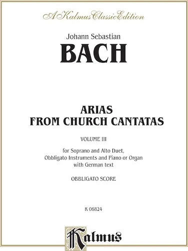 Soprano and Alto Arias, Volume III (4 Duets)