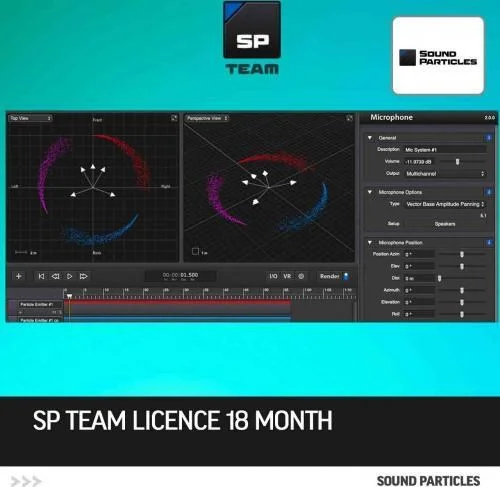 SP Team Licence 18 month (Download)<br>3D Sound Design Software Application