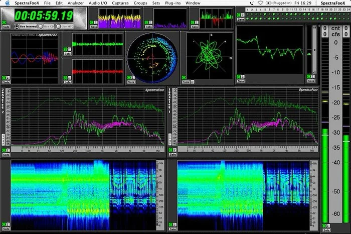 SpectraFoo Complete SA OSX (Download)<br>World Class Signal Metering & Analysis Software - Ideal for Live Sound & Mixing - Standalone OS X