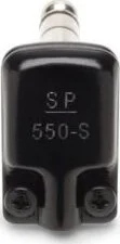 SquarePlug SP550-SBK Black Low Profile Stereo (TRS) Angled 1/4" (6.33mm) Plug

